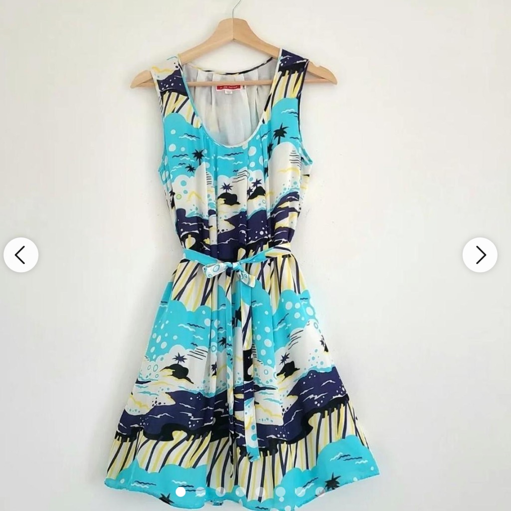 *Host Pick* Anthropologie Ek Jam Factory Oahu Tropical Dress